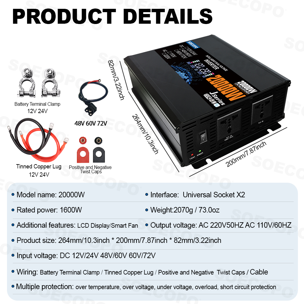 SOECOPO 20000W Peak Smart Powe - Renewable Energy Systems review and price