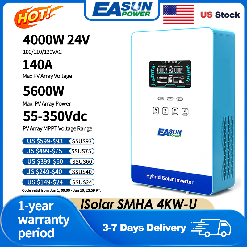 EASUN POWER 4KW 110V Off Grid  - Renewable Energy Systems review and price