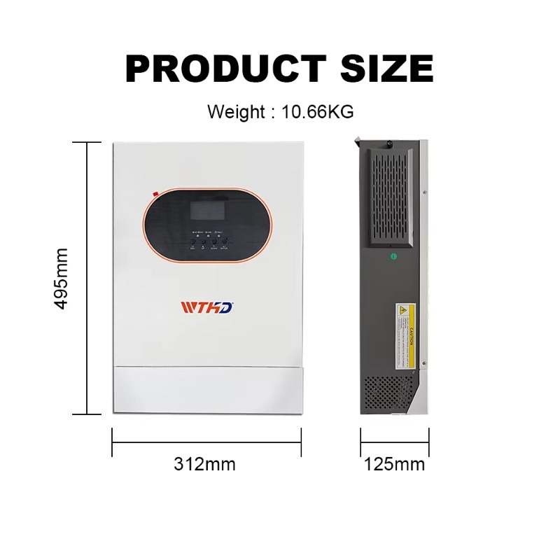 6.2KW Single Phase Off Grid On - Pure Sine Wave Inverter review and price