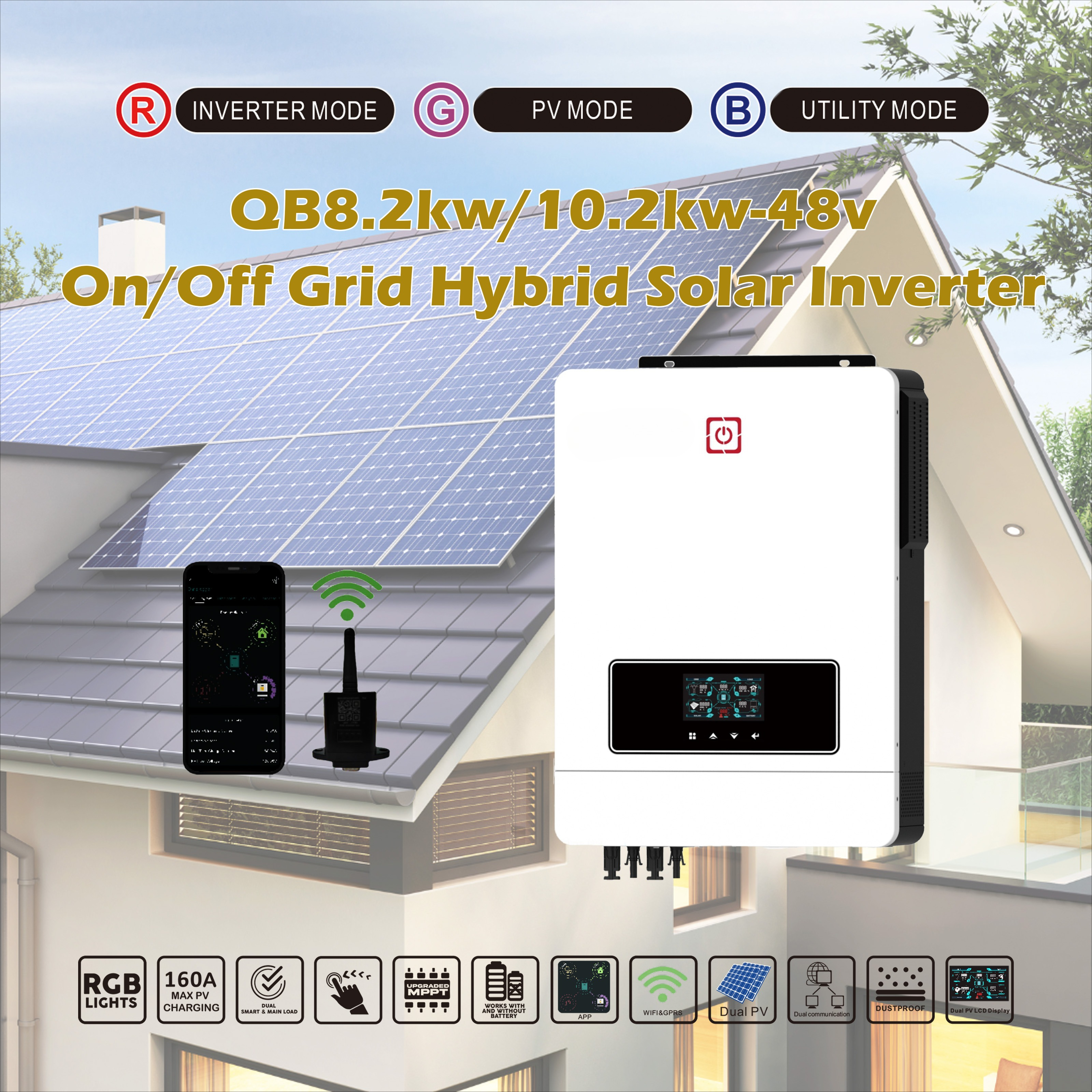 Dual Output off Grid Hybrid So - Pure Sine Wave Inverter review and price