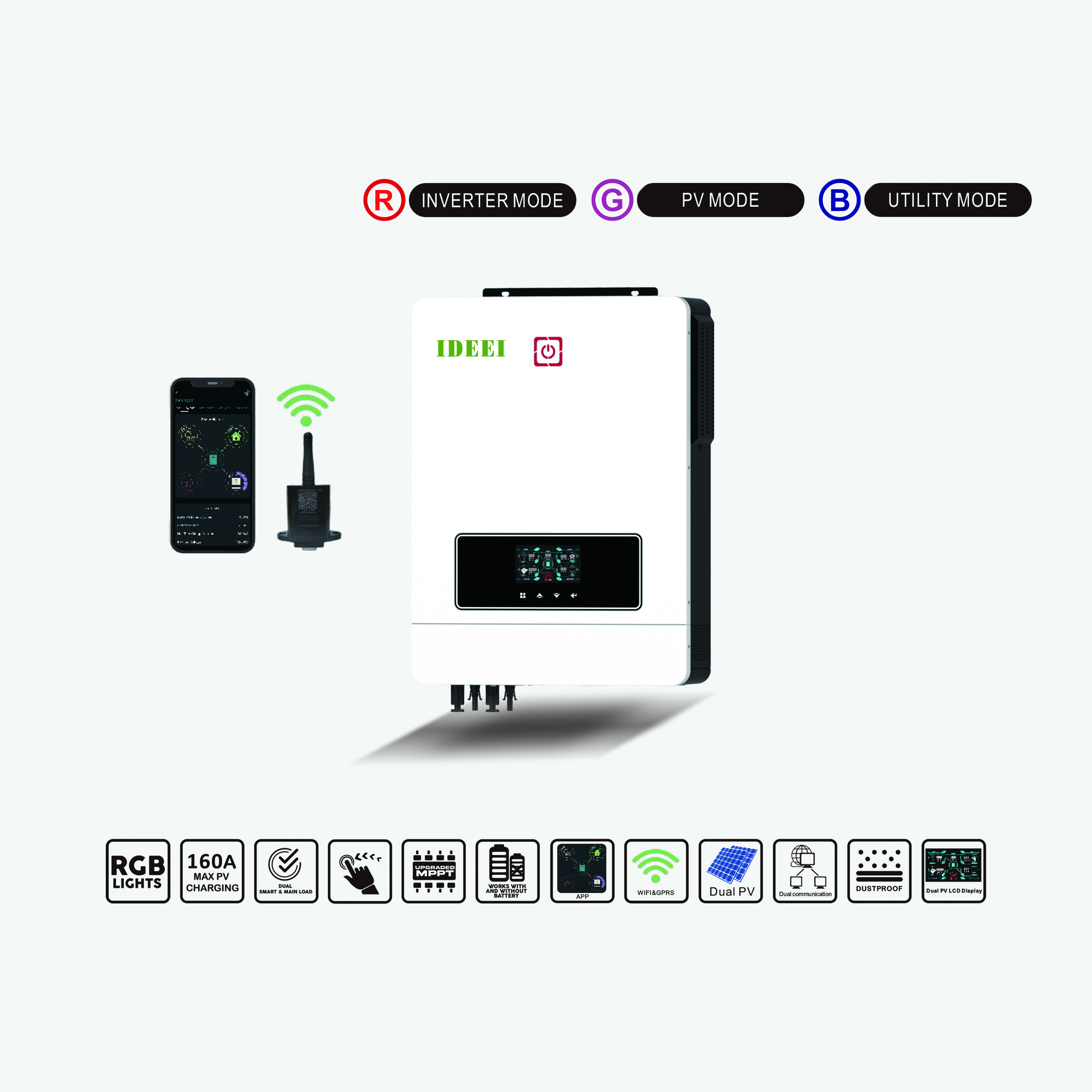 Dual Output off Grid Hybrid So - Pure Sine Wave Inverter review and price