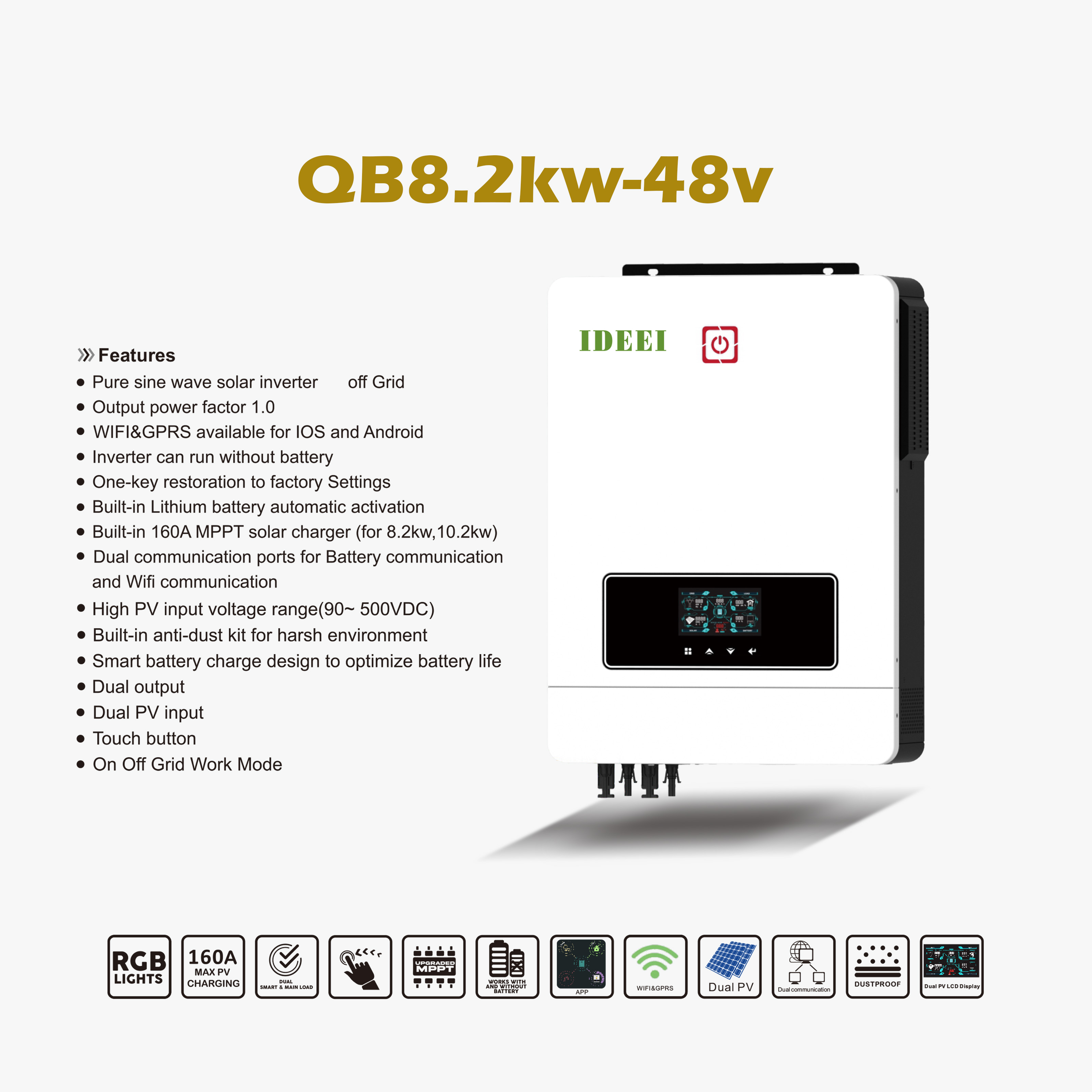 Dual Output off Grid Hybrid So - Pure Sine Wave Inverter review and price