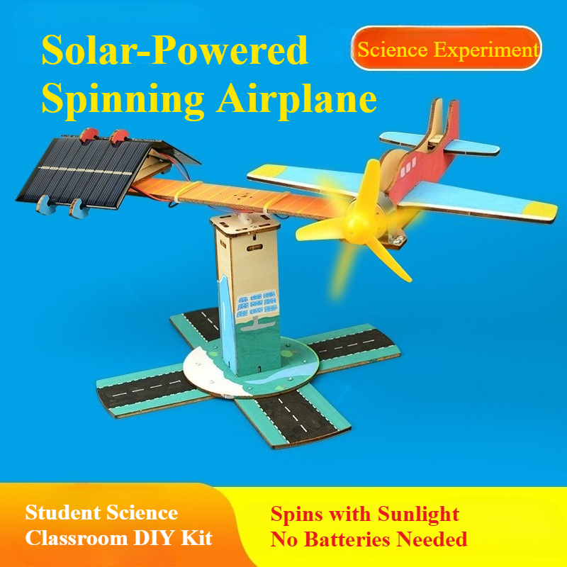 DIY Spinning Airplane Kit Sola - Renewable Energy Project review and price