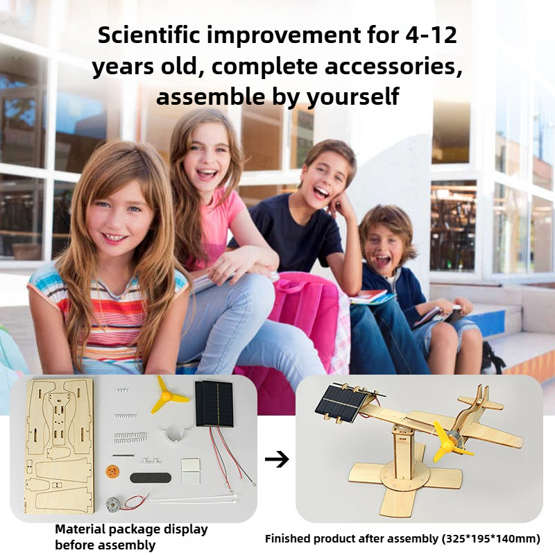 DIY Spinning Airplane Kit Sola - Renewable Energy Project review and price
