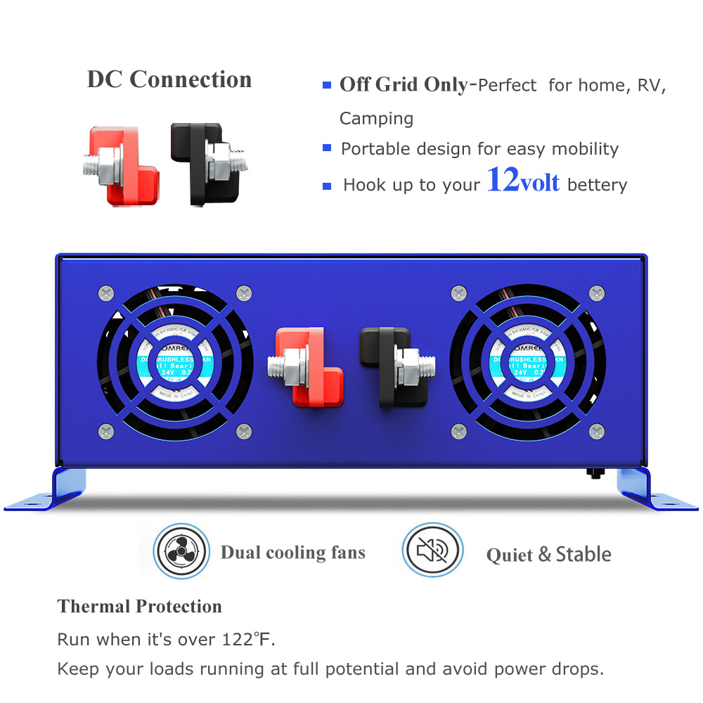 2026 Hot Sale WZRELB 3000W Car - Pure Sine Wave Inverter review and price