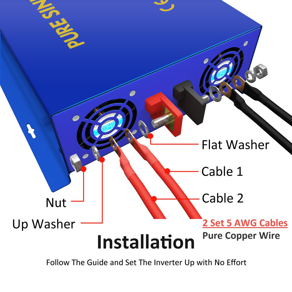 2026 Hot Sale WZRELB 3000W Car - Pure Sine Wave Inverter review and price