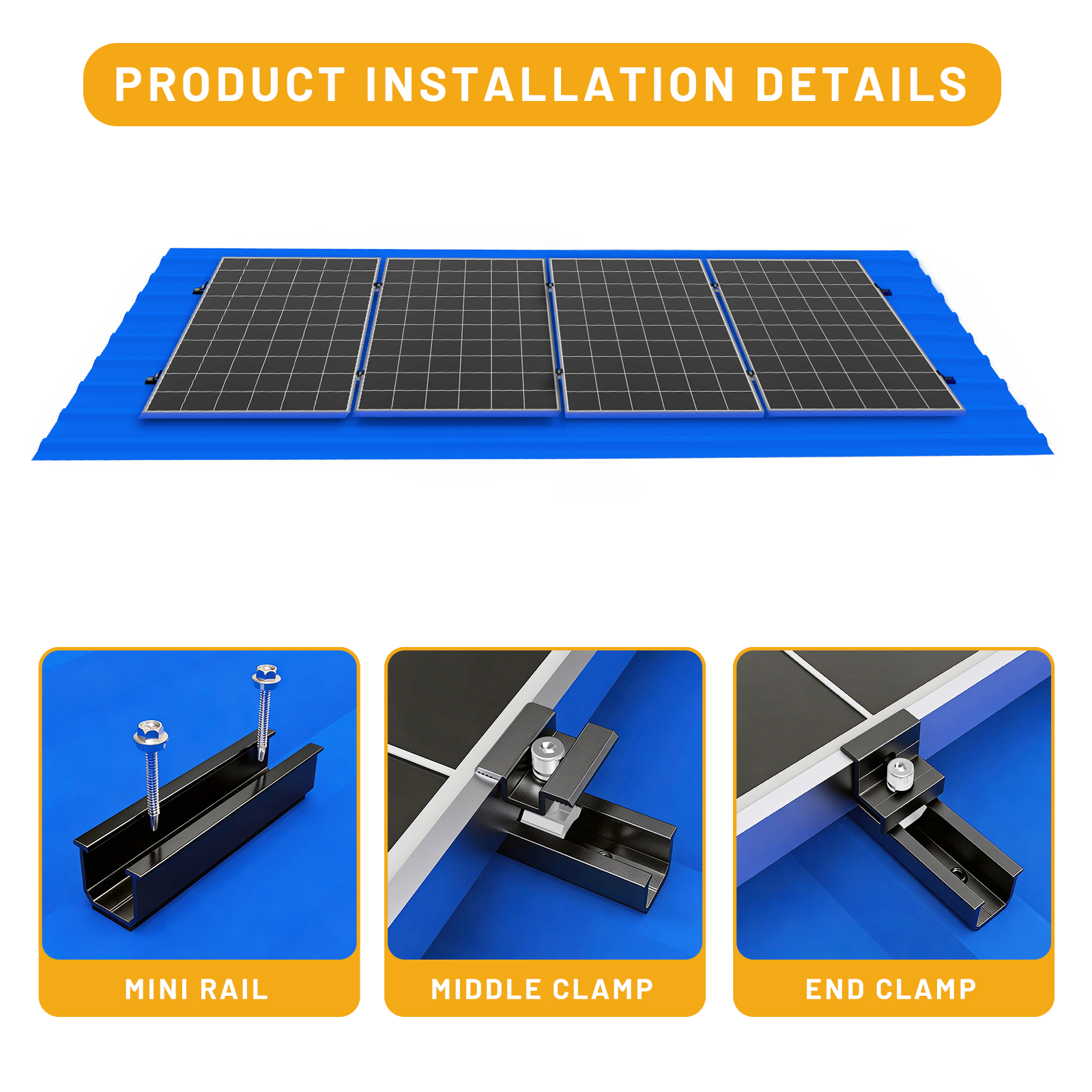 10/6pcs Solar Panel Mounting B - Renewable Energy Systems review and price